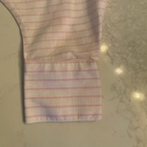 XS Tart Bat Wing Shirt in Pink and White stripes - Picture 6 of 14